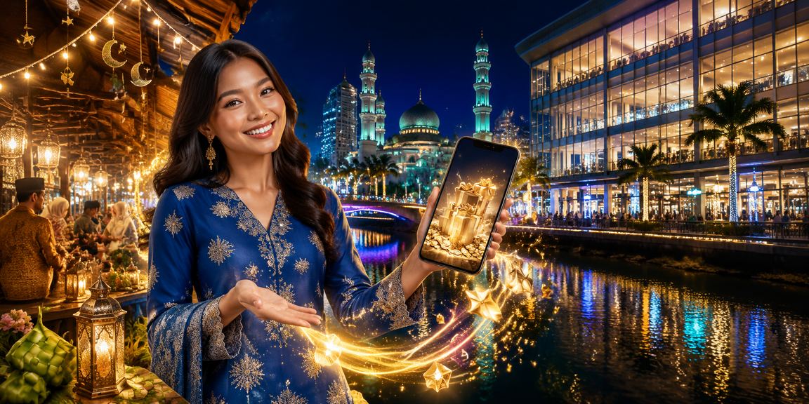 Pengguna dari Kota Bharu dalam pakaian baju kurung membuat deposit untuk pertaruhan odds di acr30